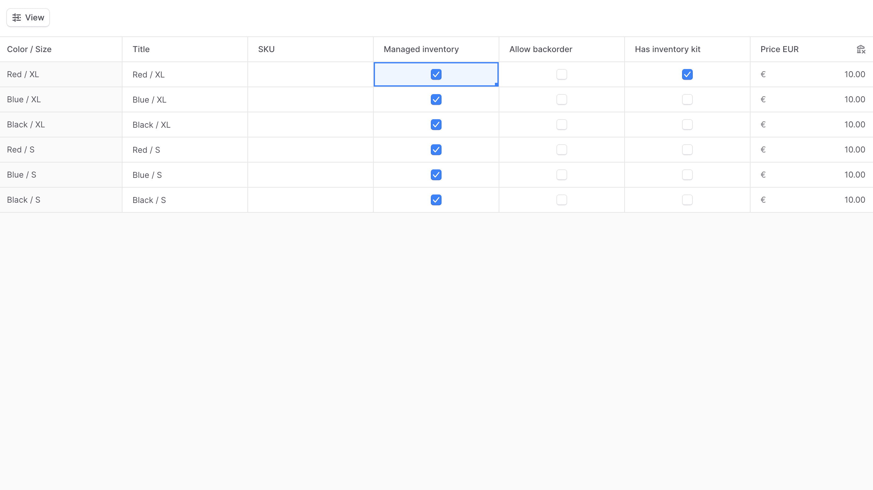创建产品第三步
